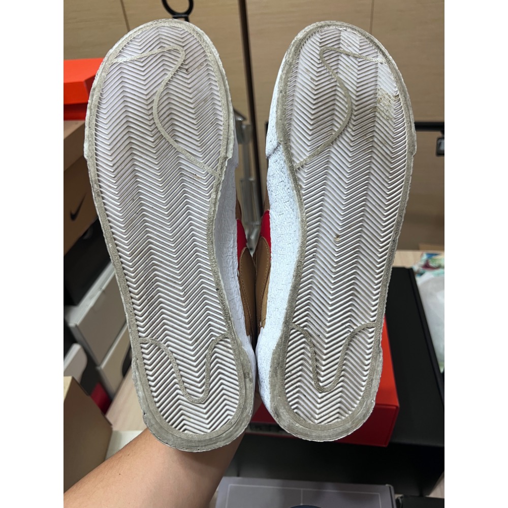 【超值二手】Nike Blazer Low x sacai 聯名 英國棕 US11 解構神鞋 美拉德穿搭-細節圖9