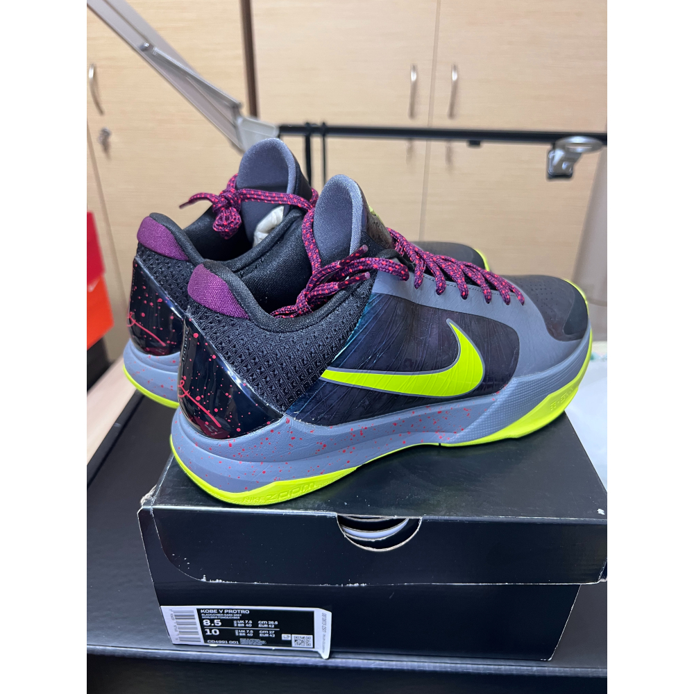 【UNDDSK】Nike Kobe 5 Protro 2K GE 遊戲限定 Chaos US8.5 收藏級神鞋-細節圖6