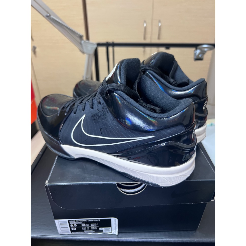【UNDDSK】UNDEFEATED x Nike Kobe 4 Protro 黑曼巴聯名 US8.5 收藏級-細節圖4