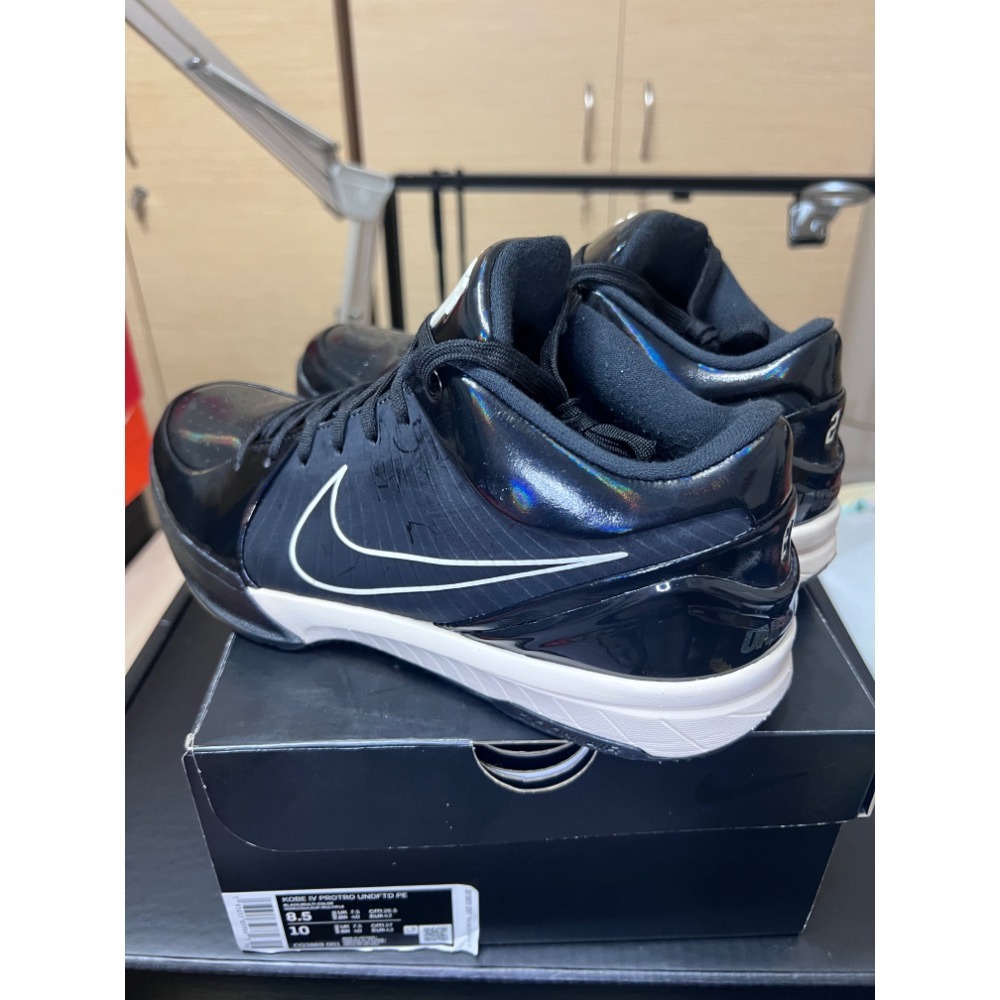 【UNDDSK】UNDEFEATED x Nike Kobe 4 Protro 黑曼巴聯名 US8.5-細節圖4