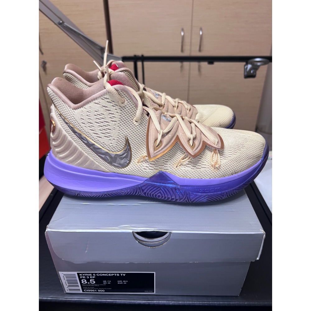 【UNDDSK】Concepts x Nike Kyrie 5 Ikhet 埃及聯名 US8.5 稀有神鞋-細節圖7