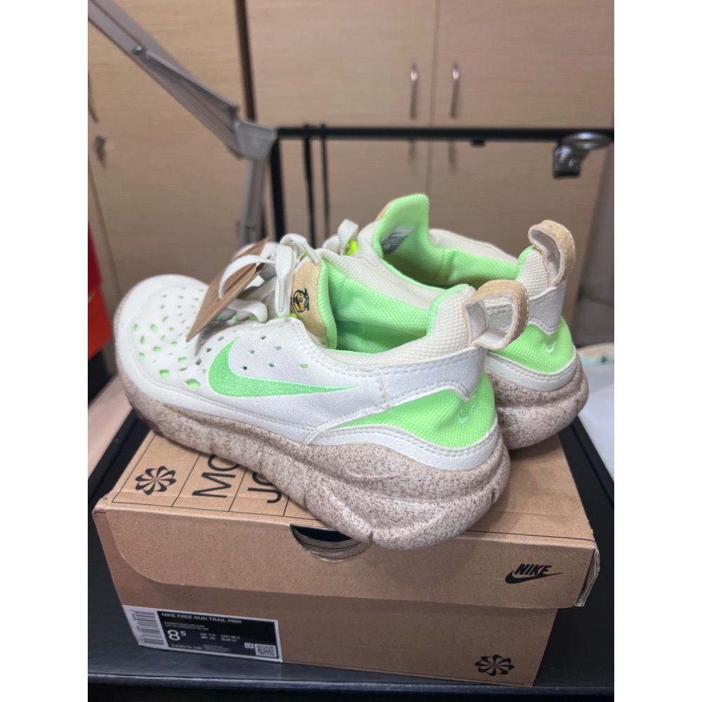 【UNDDSK】Nike Free Run Trail 快樂鳳梨 全新 US8.5 軟木塞休閒鞋-細節圖4