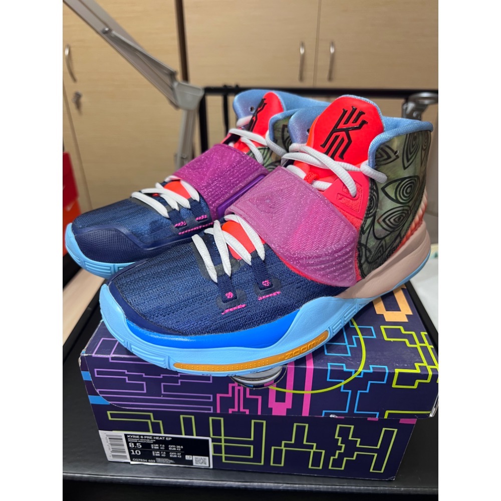 【UNDDSK】Nike Kyrie 6 Pre-Heat 台北城市限定 US8.5 實戰鞋 CQ7634-403-細節圖2