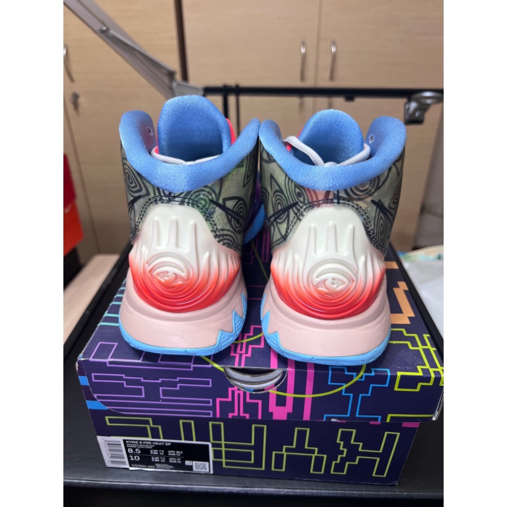 【UNDDSK】Nike Kyrie 6 Pre-Heat 台北城市限定 US8.5 實戰鞋 CQ7634-403-細節圖5