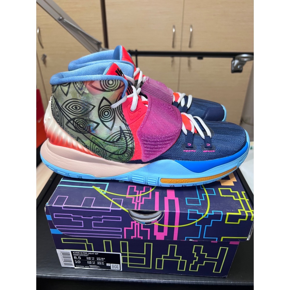 【UNDDSK】Nike Kyrie 6 Pre-Heat 台北城市限定 US8.5 實戰鞋 CQ7634-403-細節圖7
