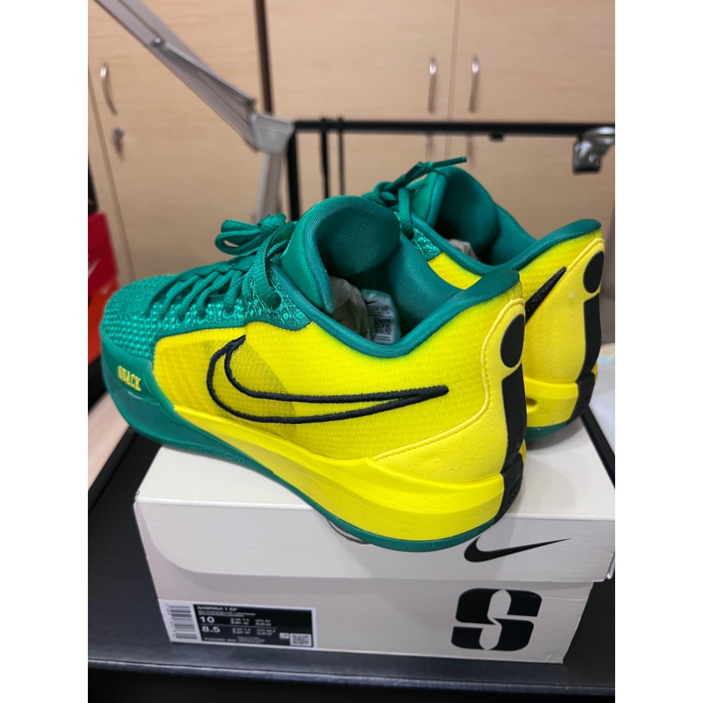 【UNDDSK】Nike Sabrina 1 Oregon Ducks 奧勒岡鴨 US8.5(男) 實戰神鞋-細節圖4