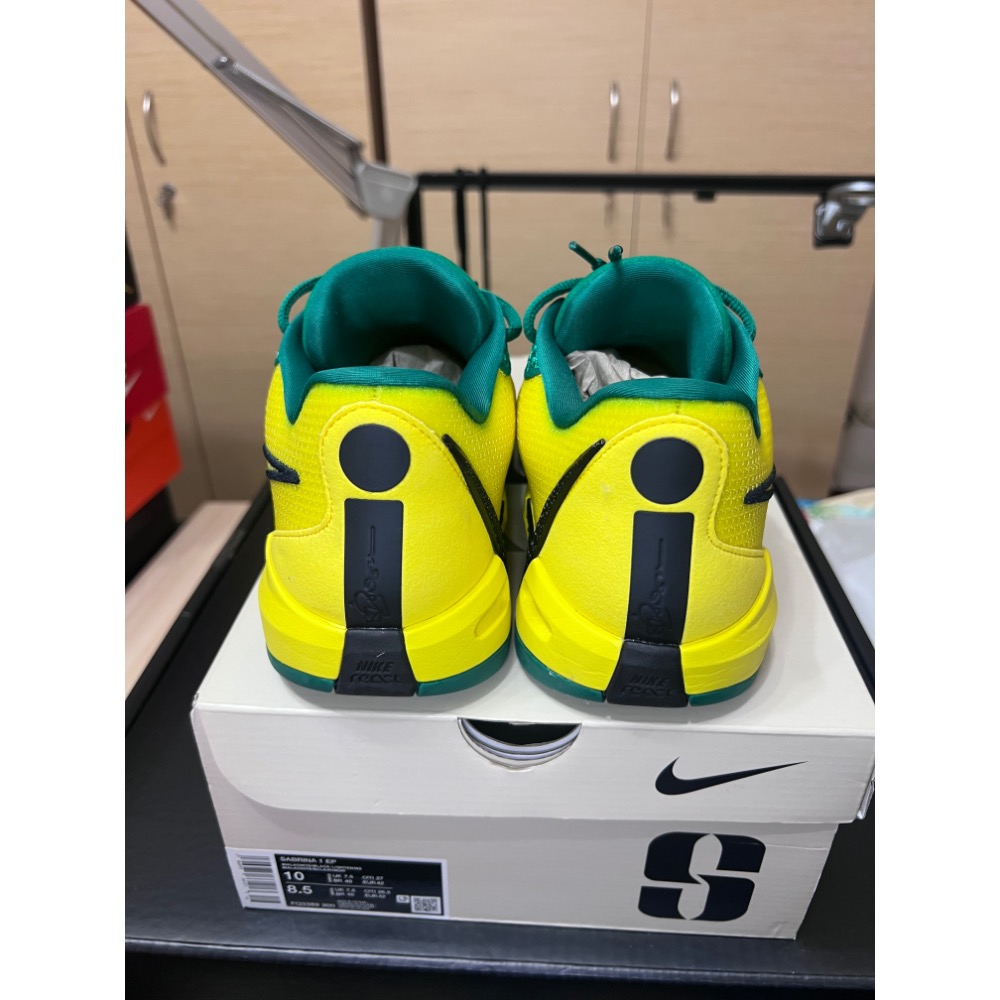 【UNDDSK】Nike Sabrina 1 Oregon Ducks 奧勒岡鴨 US8.5(男) 實戰神鞋-細節圖5