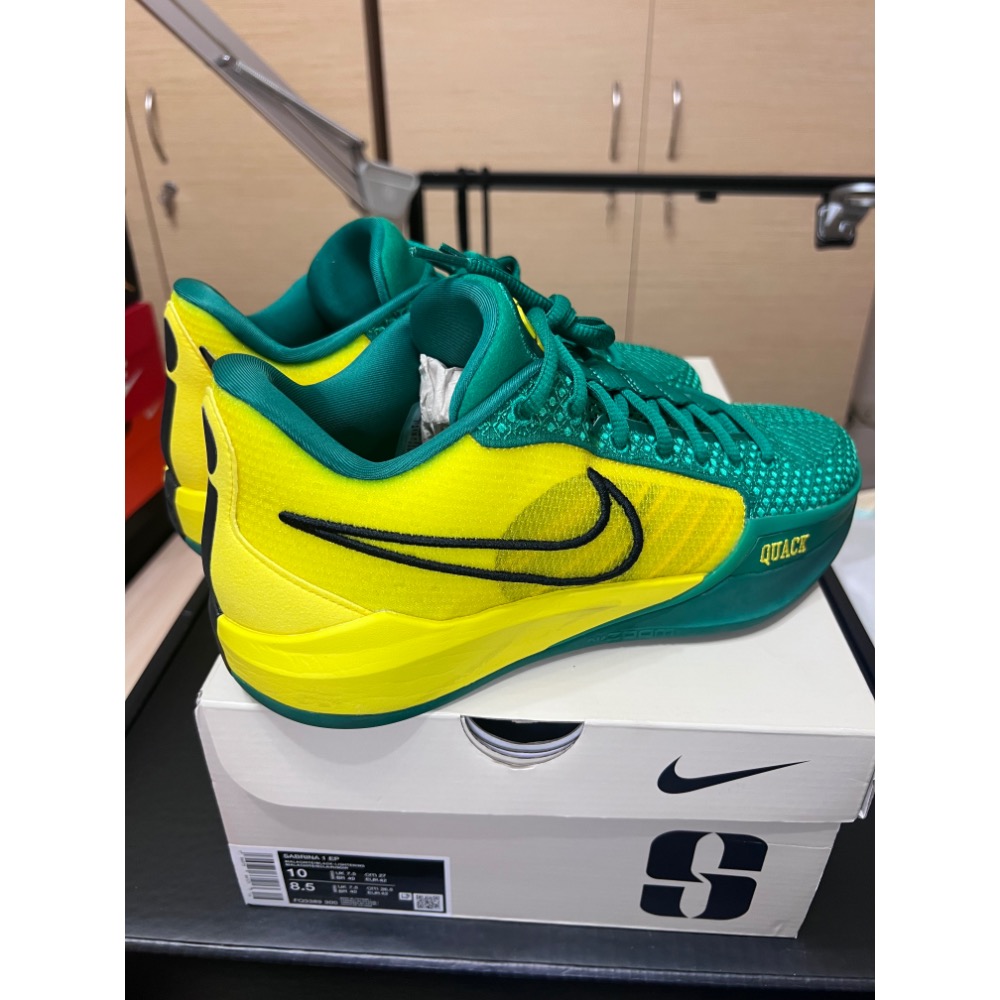 【UNDDSK】Nike Sabrina 1 Oregon Ducks 奧勒岡鴨 US8.5(男) 實戰神鞋-細節圖6