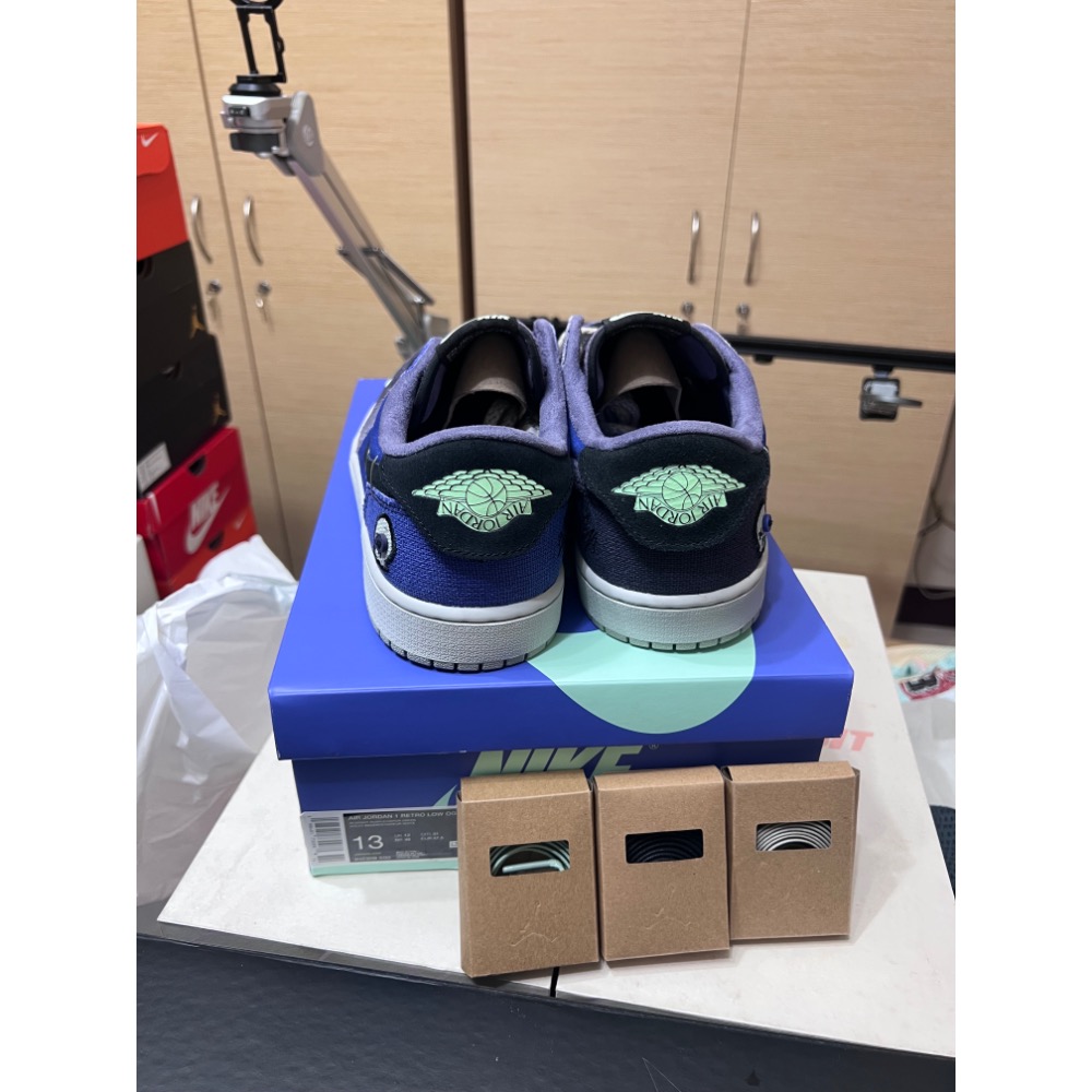 【破盤秒殺】Zion x AJ1 Low Voodoo 2.0 紫色巫毒 US13 全新-細節圖5