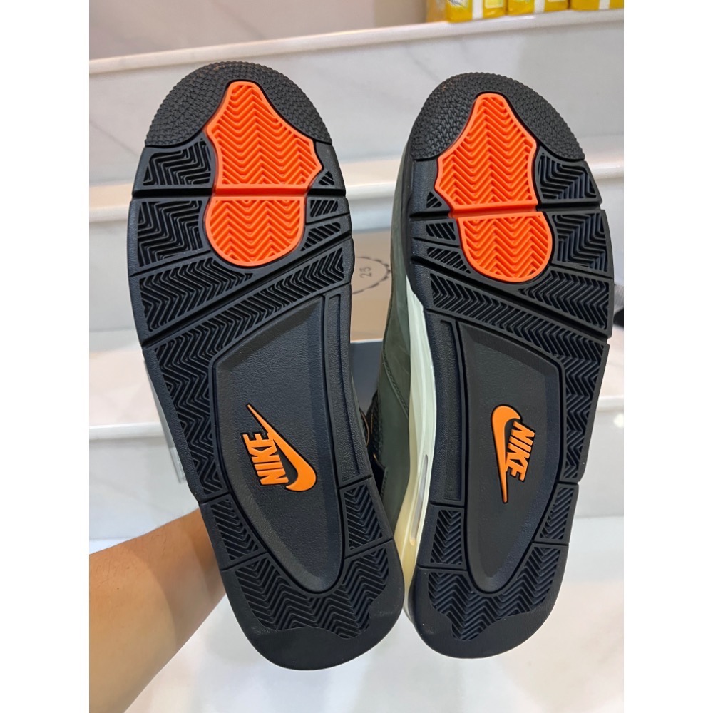 UNDDSK | UNDEFEATED x AJ4 軍綠 聯名 IB1519-200 US14-細節圖9