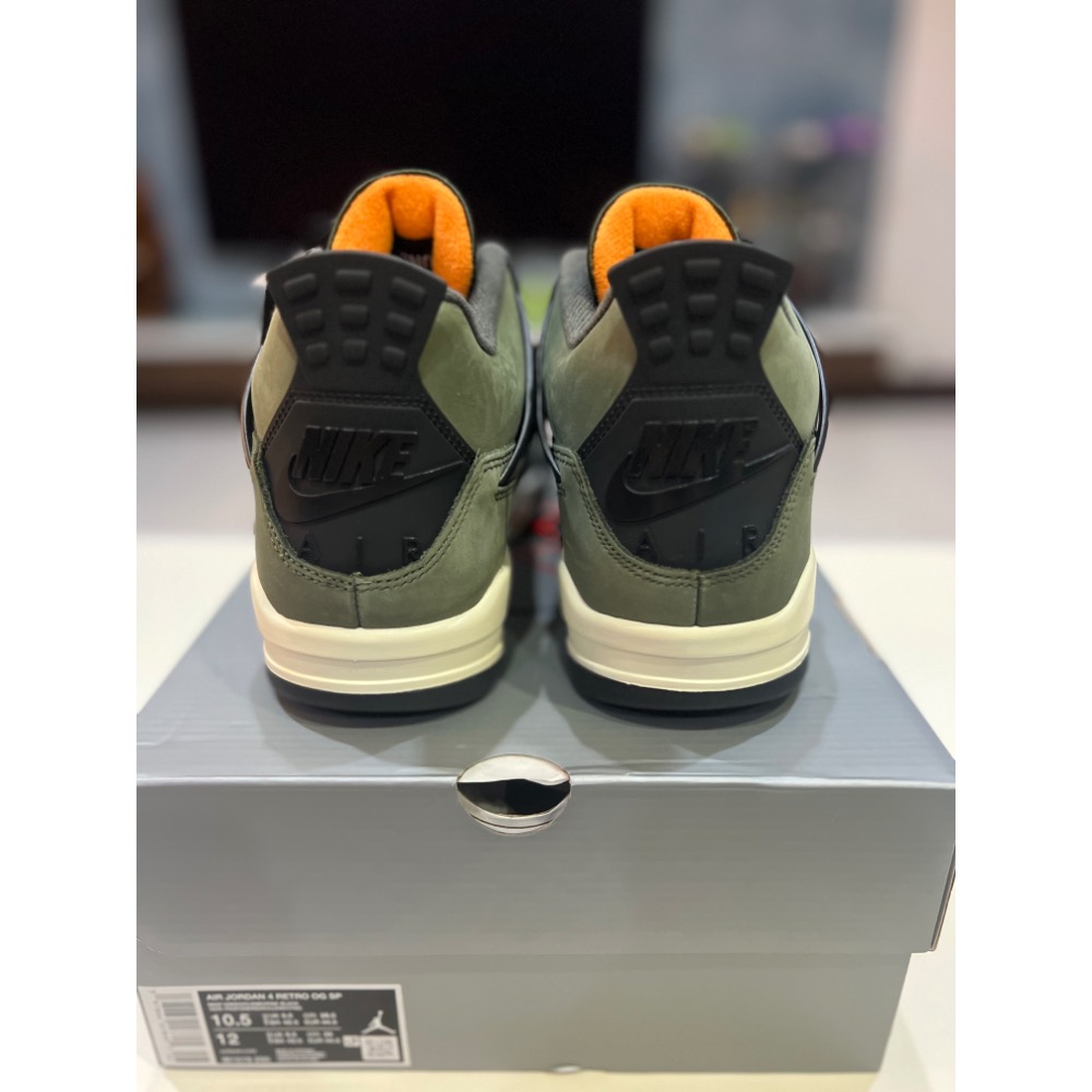 UNDDSK | UNDEFEATED x AJ4 軍綠 聯名 IB1519-200 US10.5-細節圖6