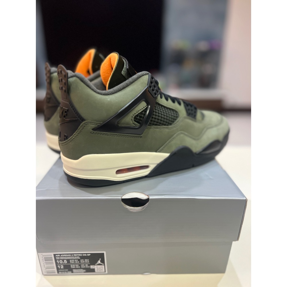 UNDDSK | UNDEFEATED x AJ4 軍綠 聯名 IB1519-200 US10.5-細節圖7