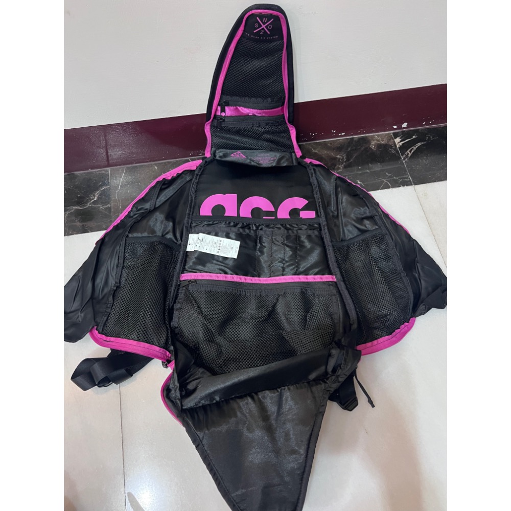 🔥 全新絕版神物！Nike ACG Responder 黑粉機能後背包 20L-細節圖8