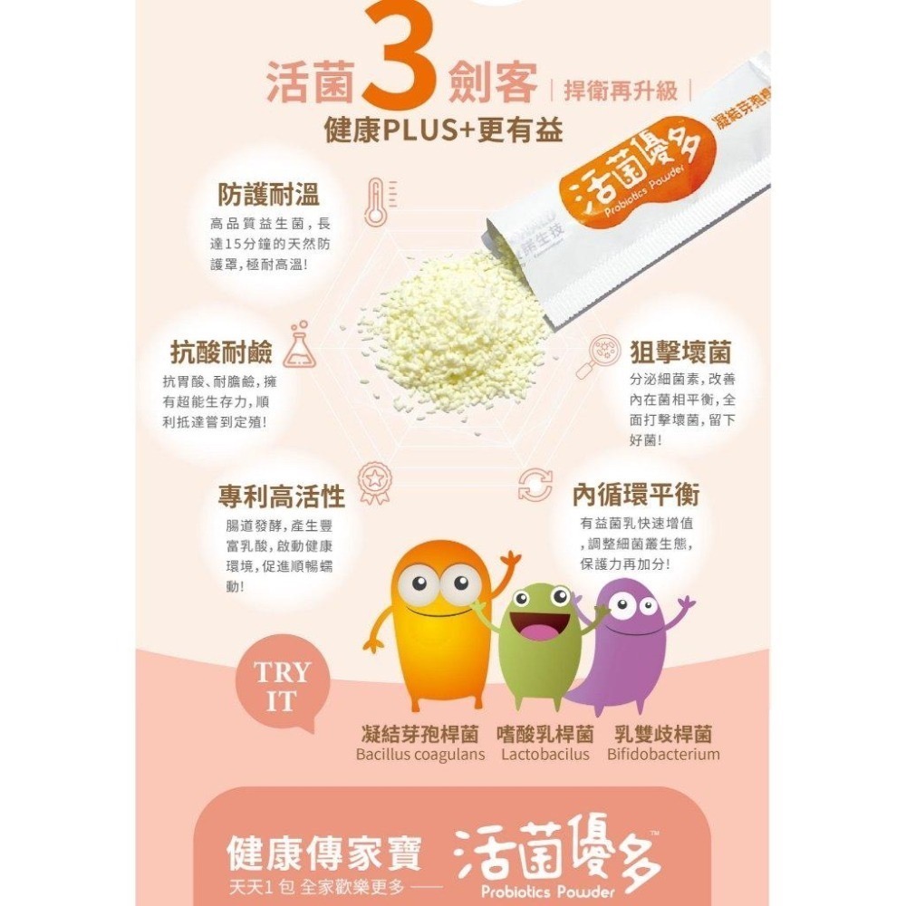 【康諾生技】活菌優多 益生菌 凝結芽孢桿菌-細節圖9
