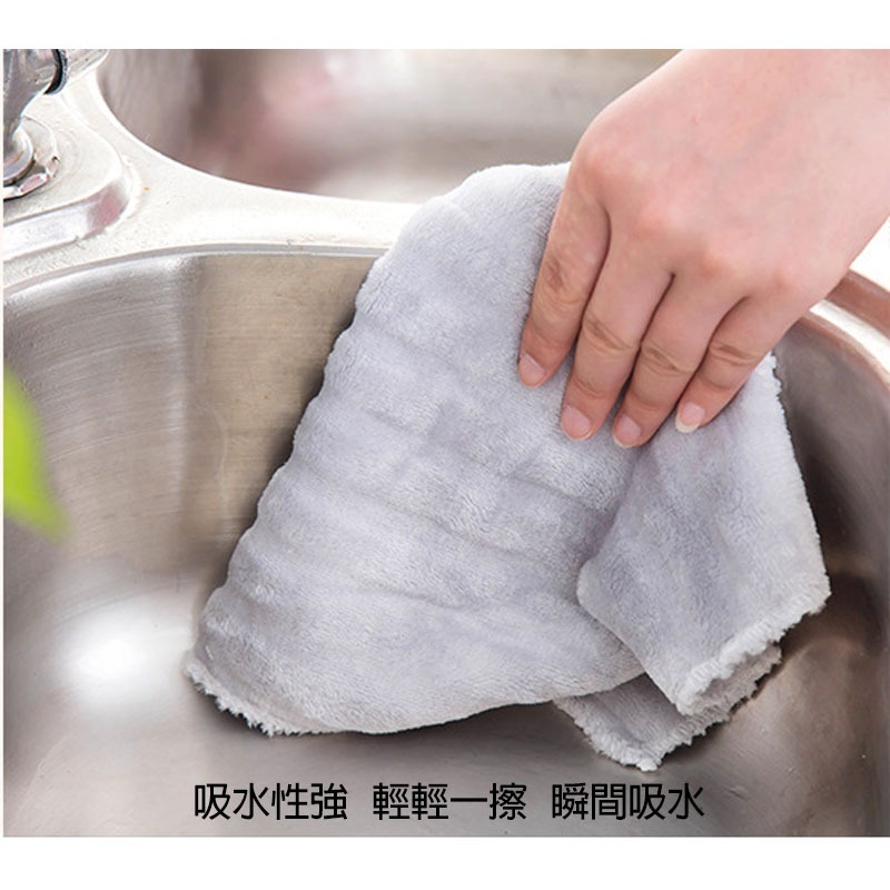 【隨機不挑款】洗碗布 超吸水毛巾 不掉毛不沾油洗碗巾 廚房洗碗布 擦手巾【00150】-細節圖3