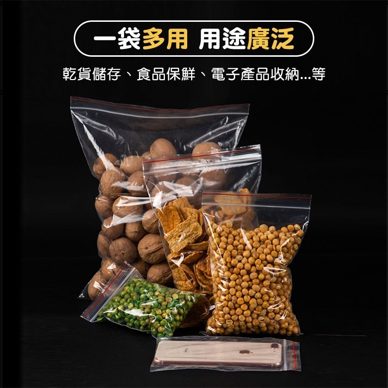 PE透明夾鏈袋 規格袋 保鮮袋拉鍊袋 餅乾袋 零錢袋 飾品袋 收藏袋【00687】-細節圖2
