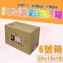 6號箱   26*15*18 彩繪紙箱 現貨供應   三層瓦楞紙箱 【彩繪設計，不加價】-規格圖8