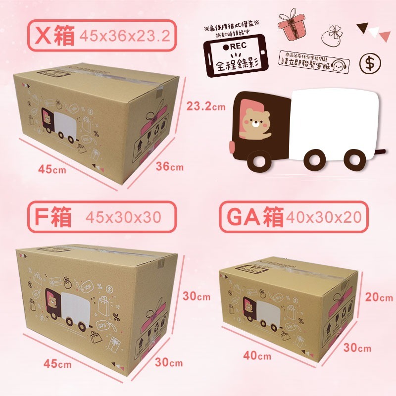 7號箱   23*12.5*15.5 彩繪紙箱 現貨供應  三層瓦楞紙箱 【彩繪設計，不加價】-細節圖3