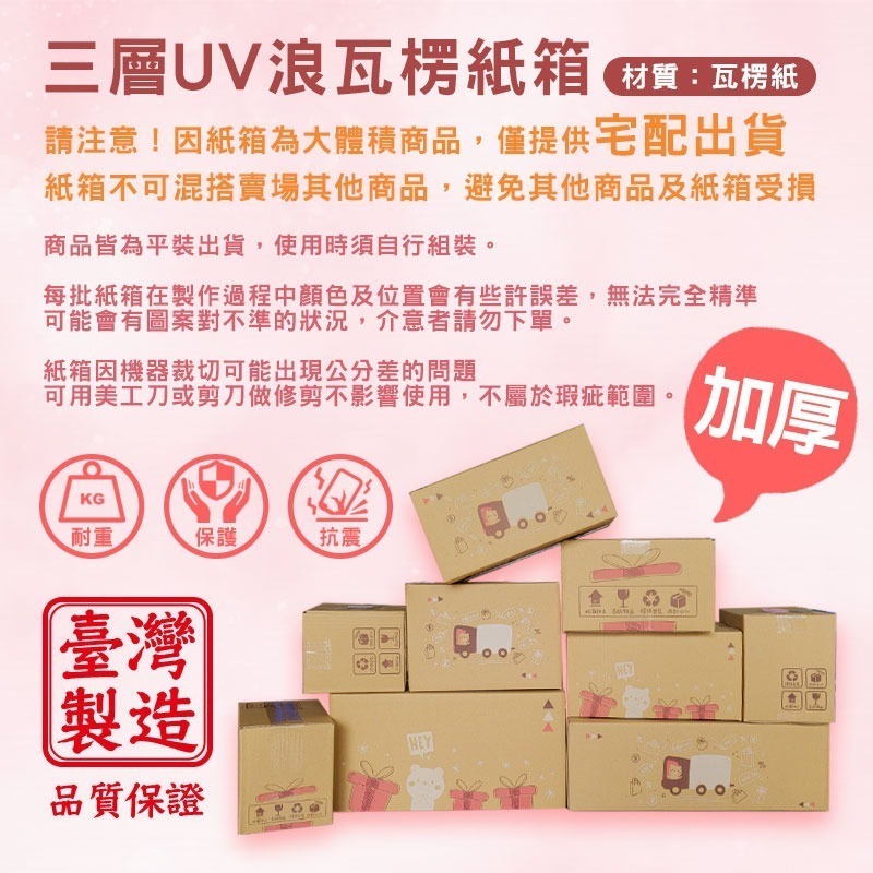 5 號箱 30*25*15 彩繪紙箱 現貨供應 三層瓦楞紙箱 【彩繪設計，不加價】-細節圖6