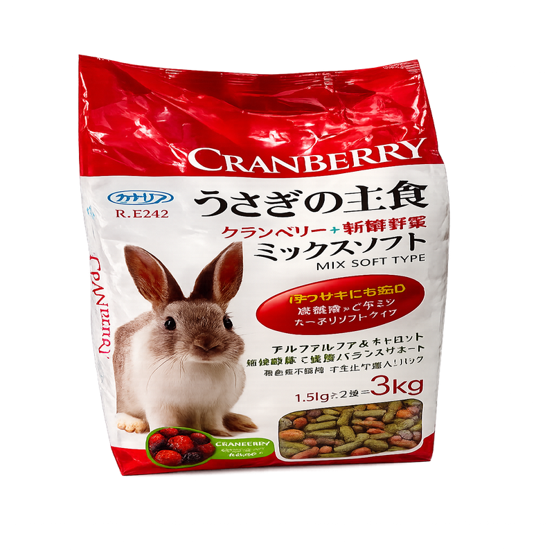 哈姆太郎的元氣朝食 寵物鼠飼料  黃金鼠飼料 消臭主食飼料兔子主食飼料蔓越莓+野菜成兔、幼兔皆可使用【20023】-規格圖6