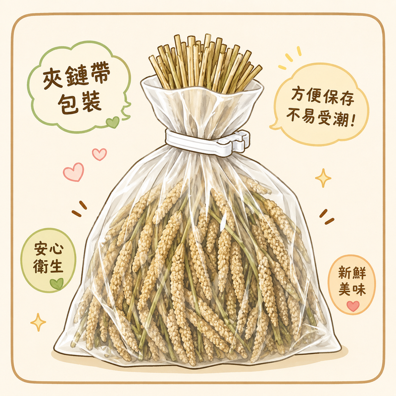 小米穗  帶穗小米 鳥寶最愛啄食零食 天然小米穗 雀鳥零食 磨嘴玩具 鳥飼料 帶穗小米 小鳥磨嘴零食【20037】-細節圖3