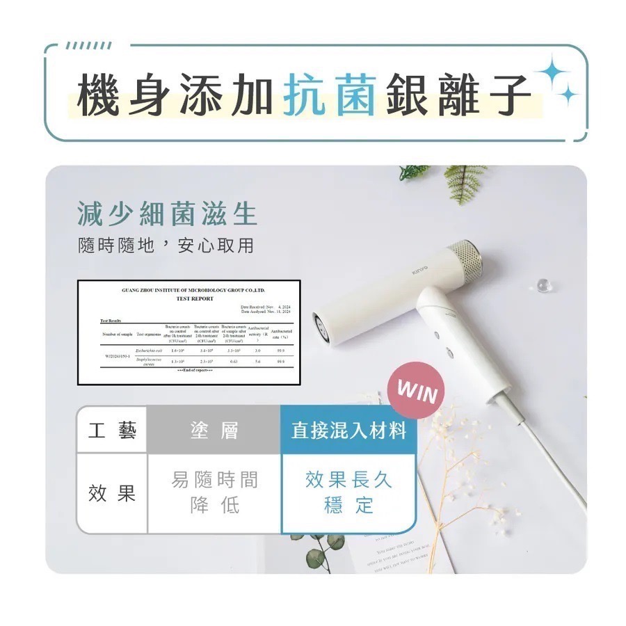 🔹綻藍生活家電🔹 【KINYO】全球電壓無刷吹風機 (KH-9660)-細節圖2