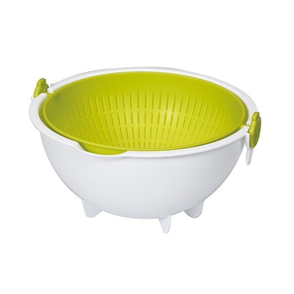 【可批發】小久保KOKUBO 可旋轉瀝水籃 (大)📣180度旋轉 / 蔬果清洗 / 洗米 / 洗菜 / 廚房用具-細節圖2