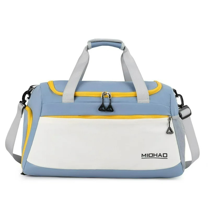 Citygo城市狗 - 乾濕分離 大容量旅行袋 獨立鞋層 運動健身包 手提行李袋 可套拉桿 登機包 防潑水側背包-規格圖11