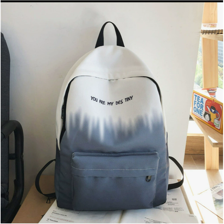 CityGo城市狗-  夢幻漸層渲染後背包 大容量學生書包 可放A4/14吋筆電 國高中生書包 雙肩包-細節圖4