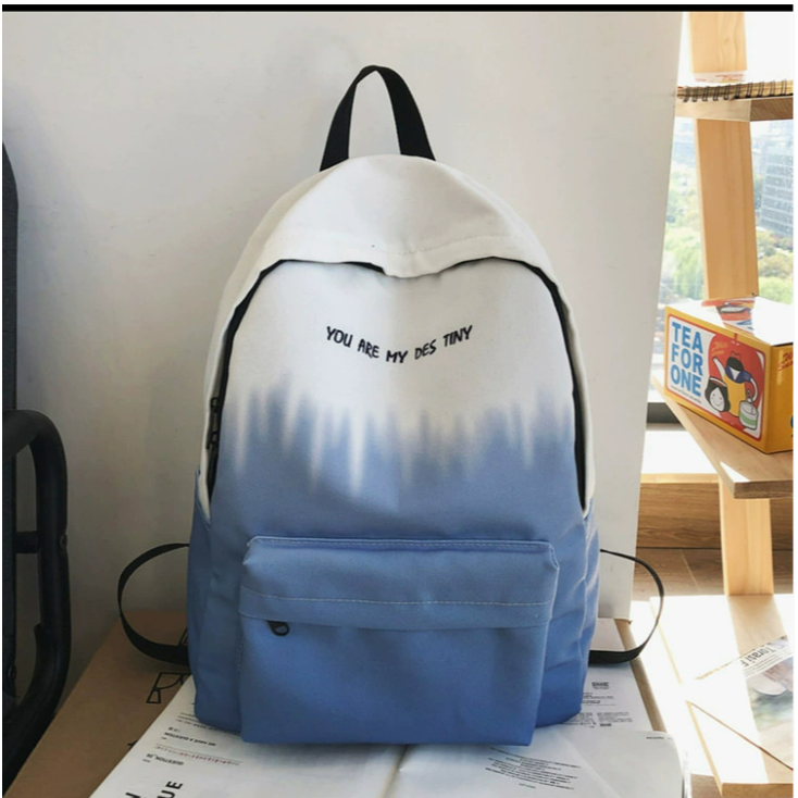 CityGo城市狗-  夢幻漸層渲染後背包 大容量學生書包 可放A4/14吋筆電 國高中生書包 雙肩包-細節圖5