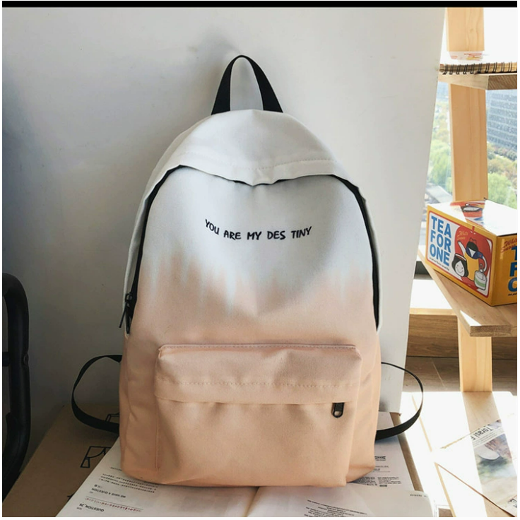 CityGo城市狗-  夢幻漸層渲染後背包 大容量學生書包 可放A4/14吋筆電 國高中生書包 雙肩包-細節圖6