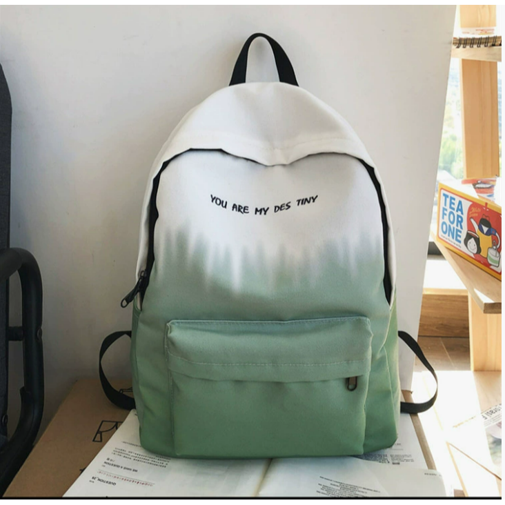 CityGo城市狗-  夢幻漸層渲染後背包 大容量學生書包 可放A4/14吋筆電 國高中生書包 雙肩包-細節圖7