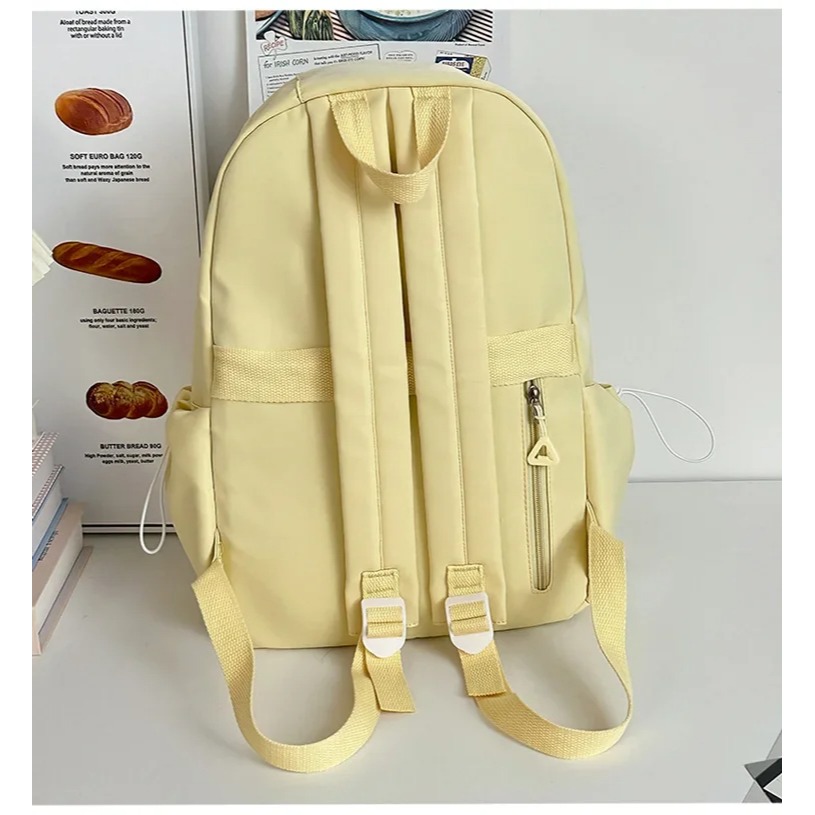 CityGo城市狗 - 韓系INS風 尼龍後背包 防潑水 大容量書包 女生背包 後背包-細節圖6