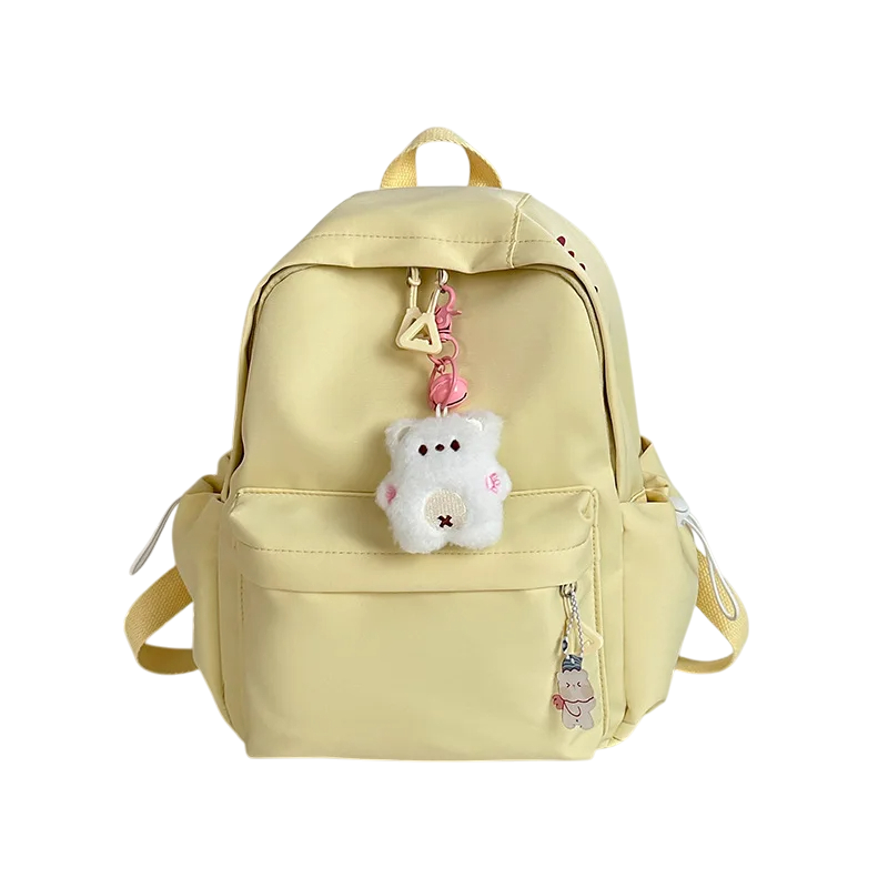 CityGo城市狗 - 韓系INS風 尼龍後背包 防潑水 大容量書包 女生背包 後背包-規格圖9