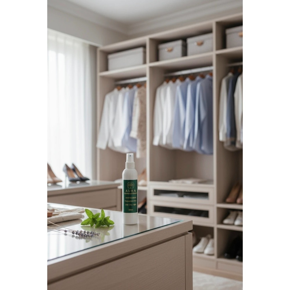 【藏家淨室 AURA】植萃薄荷抗菌淨護噴霧｜薄荷×尤加利×茶樹 精油香氛抗菌噴霧 300ml-細節圖4