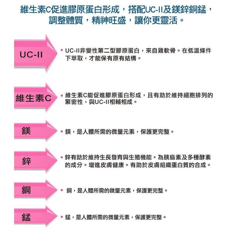 【挺立】UC-II 關鍵迷你錠 50錠 / 90錠-細節圖8