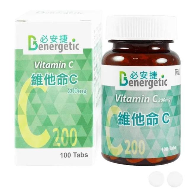 必安捷 維他命C C100 / C200 /  C500 / C500+E 膜衣錠 抗氧化 免疫-細節圖3