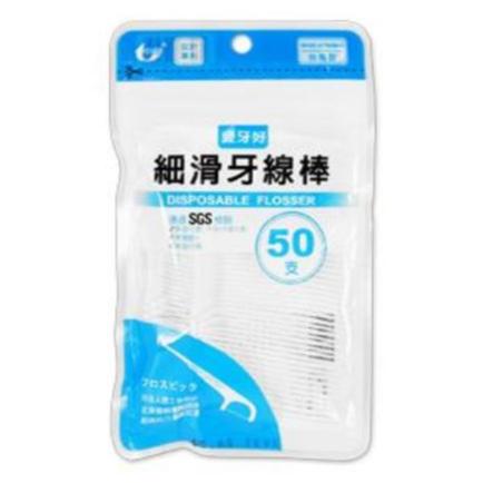 愛牙好 細滑牙線棒 400支/包 50支/包-細節圖2
