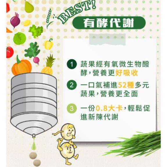 【大漢酵素】青汁有酵蔬果醱酵錠（120錠/盒）-細節圖4