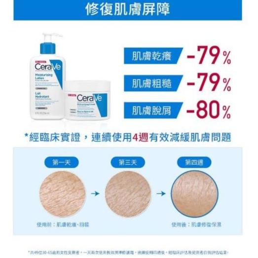 CeraVe 適樂膚 長效潤澤修護霜 177ML / 454G(壓頭)-細節圖6