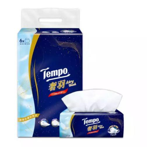 【Tempo】奢羽三層抽取式衛生紙（80抽/6包/串） 衛生紙 超取最多2串