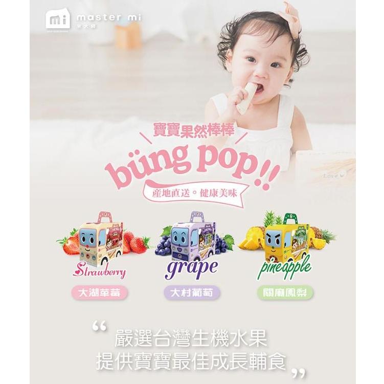 【米大師 MasterMi】寶寶果然棒棒（22入/盒）大湖草莓/關廟鳳梨/大村葡萄-細節圖2