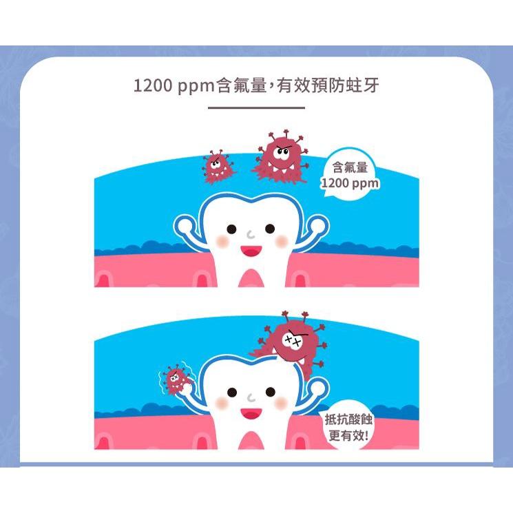 【Lab52 齒妍堂】兒童含氟防蛀修護牙膏（80g）草莓 / 葡萄-細節圖3