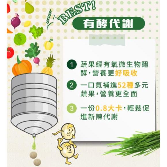 【大漢酵素】青汁有酵蔬果醱酵錠（10錠/盒）-細節圖3