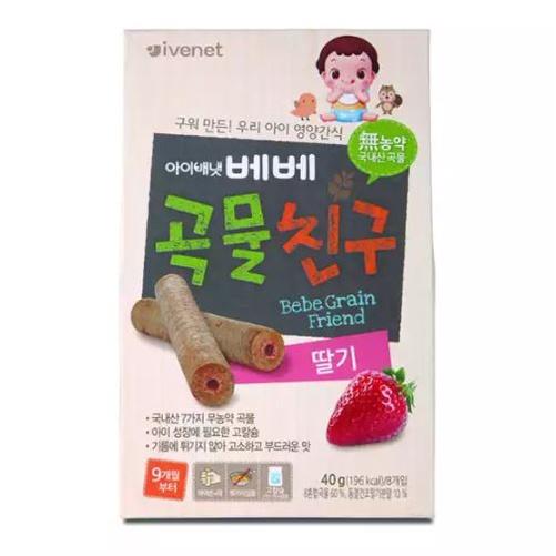 【艾唯倪 IVENET】 穀物棒棒 藍莓風味(40g/盒) / 草莓風味(40g/盒)-細節圖4