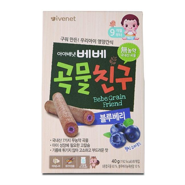 【艾唯倪 IVENET】 穀物棒棒 藍莓風味(40g/盒) / 草莓風味(40g/盒)-細節圖5