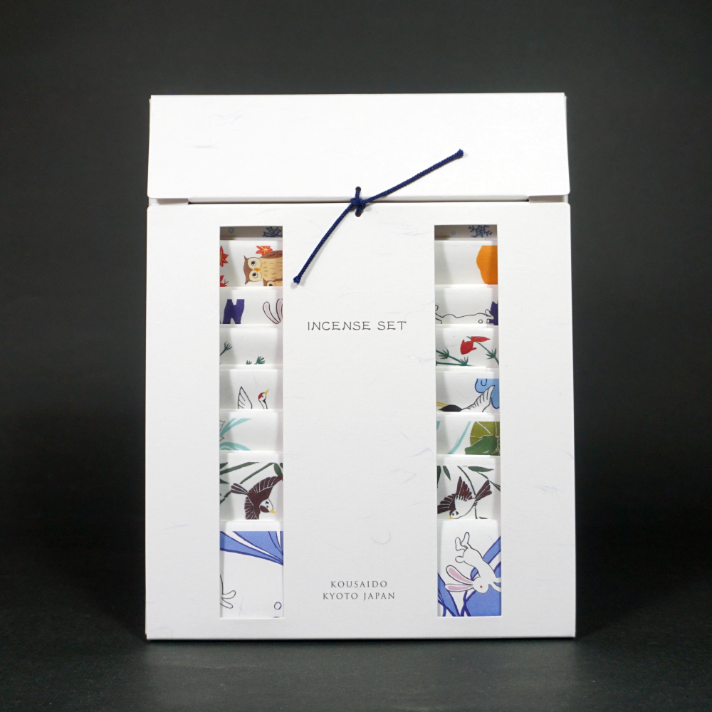 日本 京都 香彩堂 ENGIMONO緣起物系列 超人氣 試香 線香 (附青瓷臥香座) 薰香 臥香 居家香氛 吉祥物 現貨-細節圖3