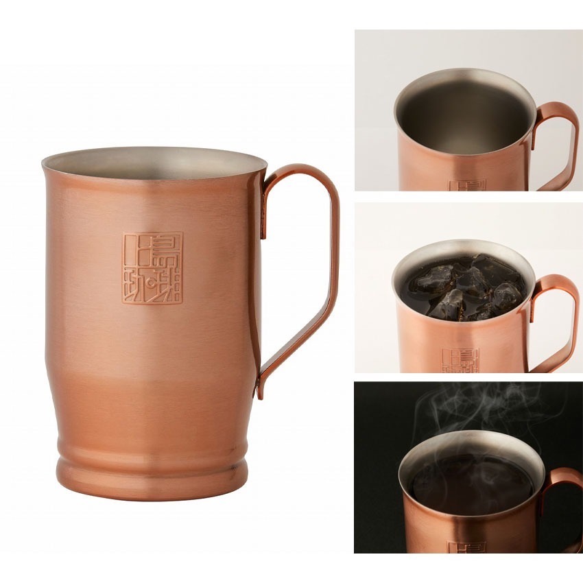 日本限定 上島咖啡店 經典 銅杯式 不鏽鋼 真空斷熱 咖啡杯禮盒 保溫杯 馬克杯 保冷 杯子 水杯 茶杯 交換禮物 現貨-細節圖3