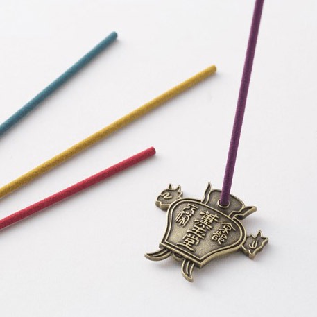 日本 京都 薰玉堂 金屬製 香立 香插 香座 餘香少 日本製 香薰工具 香道具 線香 薰香 卧香 香氛-細節圖2