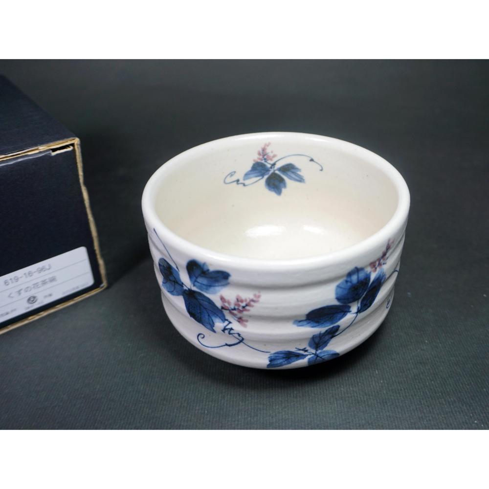 日本 美濃燒 山葛花 抹茶碗 (附紙盒) 日本製抹茶道具 茶碗 日式 陶器 全新 未使 茶盞 現貨-細節圖6